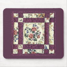 Blumensteppdecke Mousepad