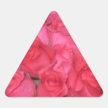 BLUMENSTRAUSS DER ROSEN DREIECKAUFKLEBER