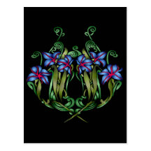 Blumenstrauß-Diana-Postkarte