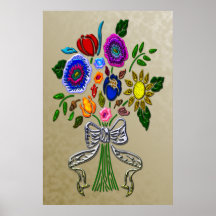Blumenstrauß-Druck Posterdruck