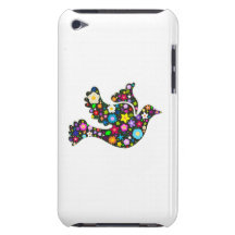 Blumentaube der Blumen Case-Mate iPod Touch Hülle
