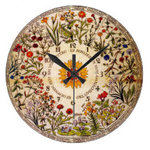 Blumenuhr Blumen-Uhr