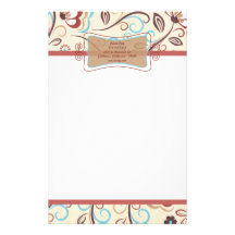 Blumenwunder-Briefkopf-Briefpapier Druckpapiere