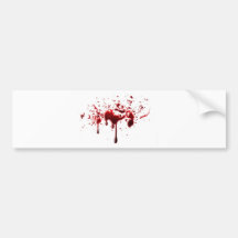 Blut-Spritzer 3 Auto Aufkleber