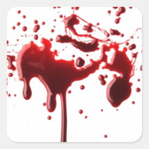 Blut-Spritzer 3 Sticker