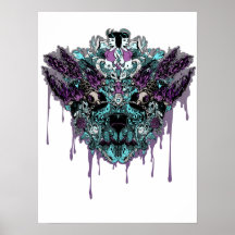 Bluten-Tinten-Plakat