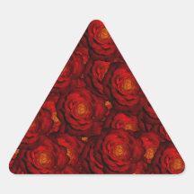 Blutrote Rosen Stickers