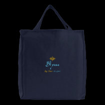 Blysse Name mit englischer Bedeutungs-Marine bestickte taschen