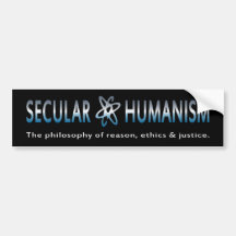 Bmp-Philosophie des weltlichen Humanismus Autoaufkleber