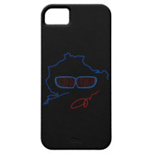 BMW-Nieren-Grill/Nurburgring-Ausgabe (Schwarzes) iPhone 5 Schutzhüllen