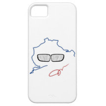 BMW-Nieren-Grill/Nurburgring-Ausgabe (weiß) iPhone 5 Hüllen