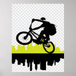 BMX Cyclist Poster