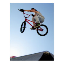 BMX Fahrrad-Bremsungs-Tischplatte Postkarte