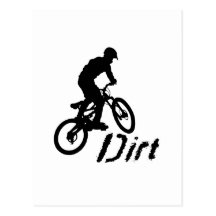 BMX Schmutz-Radfahrer Postkarten