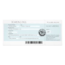 Boarding-Durchlauf (heutiger bester Preis) Ankündigungskarte