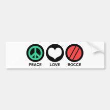 Bocce Autoaufkleber