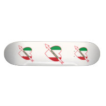 Bocce Ball-Italien-Flagge Individuelle Skateboards