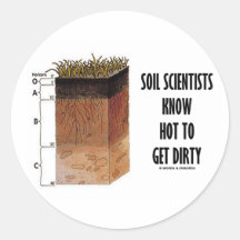 Boden-Wissenschaftler können schmutzig erhalten Sticker