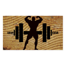 Bodybuilder-Visitenkarten
