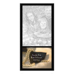 Bogen-Krawatte und Perle, die Save the Date Foto-K Photo Karte