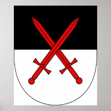 Bogen-Marschall Wappen offizielles Wappenkundesymb Posterdrucke