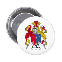 Bogenschütze-Familienwappen Buttons