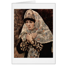 Bojarenmadchen durch Surikov Vasily Ivanovich Karte