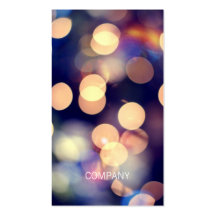 Bokeh Fotografie-Visitenkarten