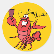 Bon Appetit Hummer Sticker