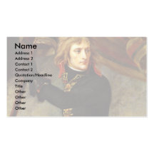 Bonaparte an der Brücke von Arcola durch Gros, Ant Visitenkartenvorlagen