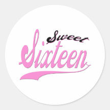 Bonbon 16 runder sticker