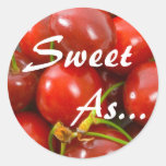 Bonbon als Kirschen Sticker