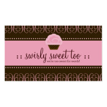 BONBON TBA WINNER-SWIRLY AUCH VISITENKARTENVORLAGEN