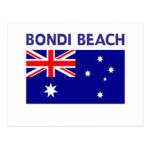 BONDI STRAND Australient-shirts und -produkte Postkarte