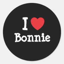 Bonnie T-Shirt Herz der Liebe I Aufkleber