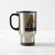 Bonsais im Herbst Kaffee Haferl