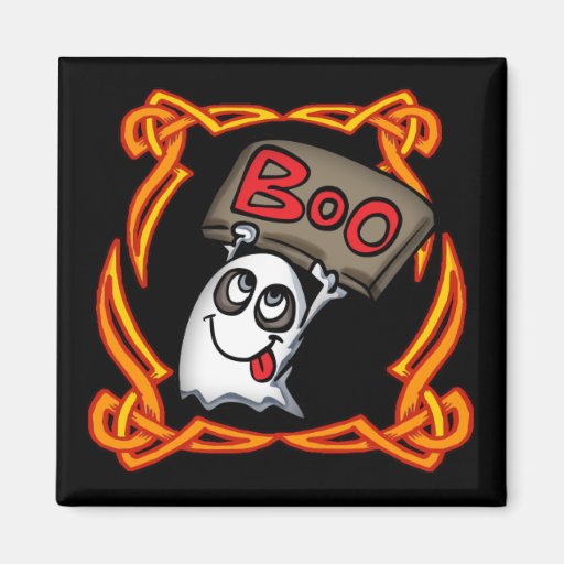 Boo-Geist-runder Magnet Magnete