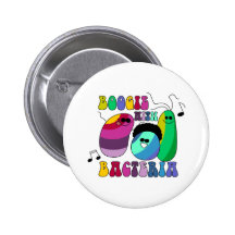 Boogie mit Bakterien Button