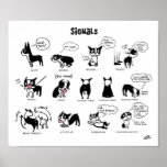 Boogie-Signale durch Lili Chin Posterdruck