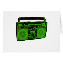 boombox Getto-Bläserradio Karten