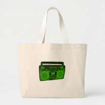 boombox Getto-Bläserradio Leinentaschen