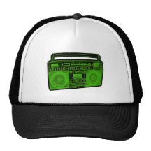boombox Getto-Bläserradio Trucker Mützen