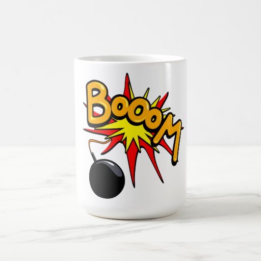Booom! Lustiger Becher Tee Tasse