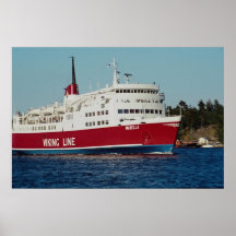 Boot nach Finnland, Stockholm, Archipel, Schweden Posterdruck
