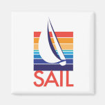 Boots-FarbeSquare_Sail Magnet Kühlschrankmagnete