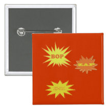 BOP ZAP RETRO ZOWIE ANSTECKNADELBUTTON