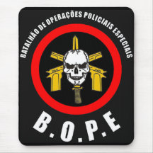 BOPE Tropa De Elite Brazilian Special-Polizeiaufge Mousepad