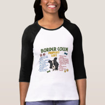 Border-Collie-Eigentums-Gesetze 4 Tshirt
