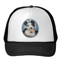 Border-Collie-Engels-Babykleid Netzkappen