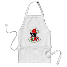 Border-Collie-Weihnachtsgeschenke Schürze